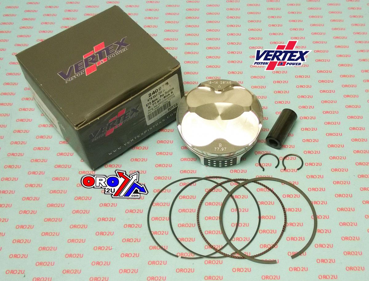 PISTON KIT VERTEX 72.0 B YAMAHA WR/YZ 250 99-22, VERTEX 24079B OS+5.60 BIG BORE