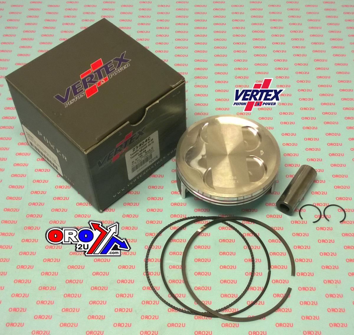 PISTON KIT VERTEX 98.0 A YAMAHA WR/YZ 450 03-15, VERTEX 23404A OS+3.00 BIG BORE COMPR 12,5:1