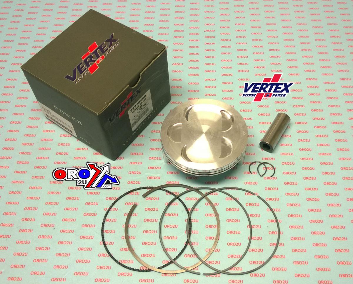 PISTON KIT VERTEX 100.0 YAMAHA WR/YZ 450 03-15, VERTEX 23270500 OS +5.00 BIG BORE XL COMPR 12,5:1