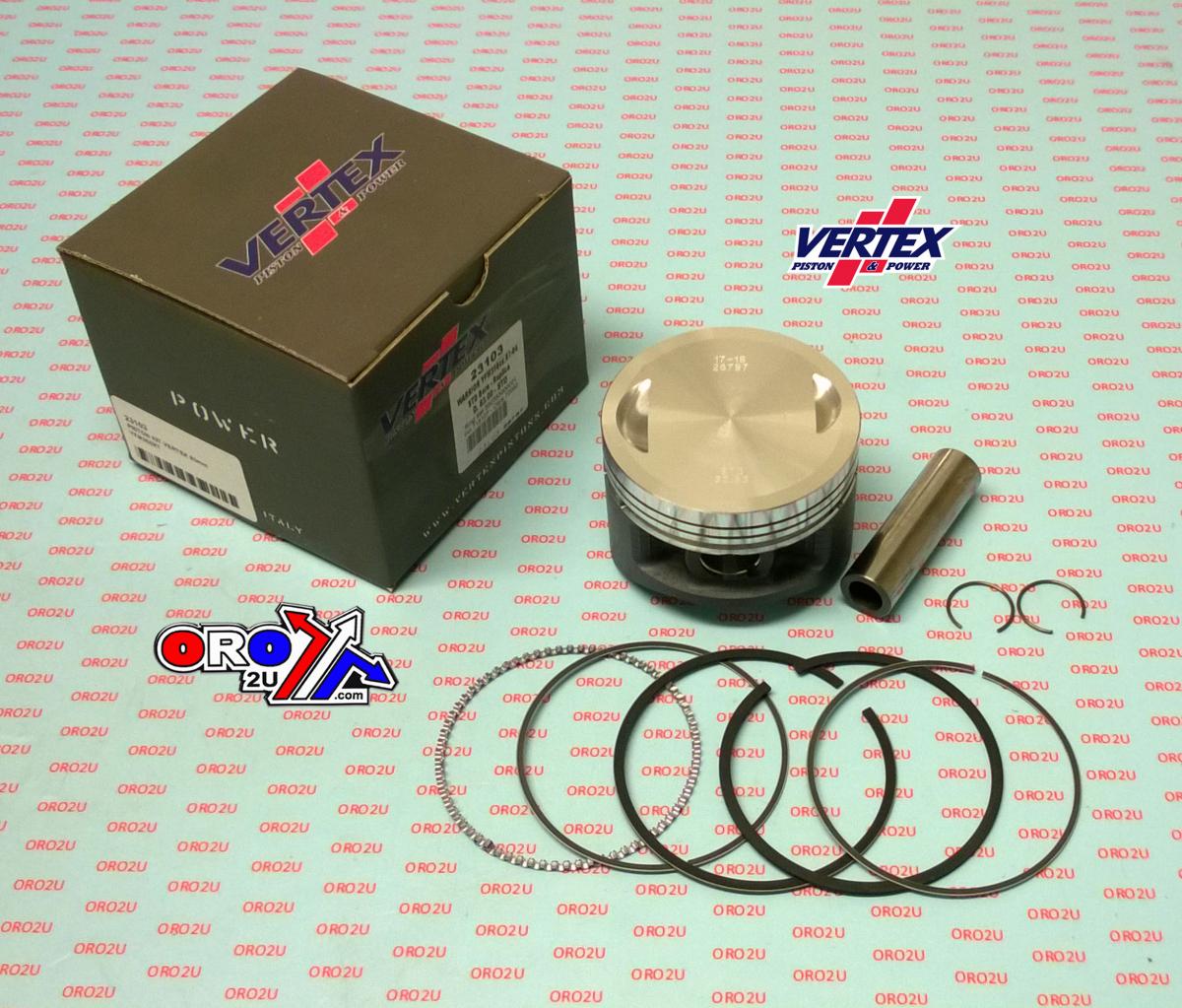 PISTON KIT VERTEX 83.0 YAMAHA YFM 350 87-06, VERTEX 23103 BIG BEAR RAPTOR