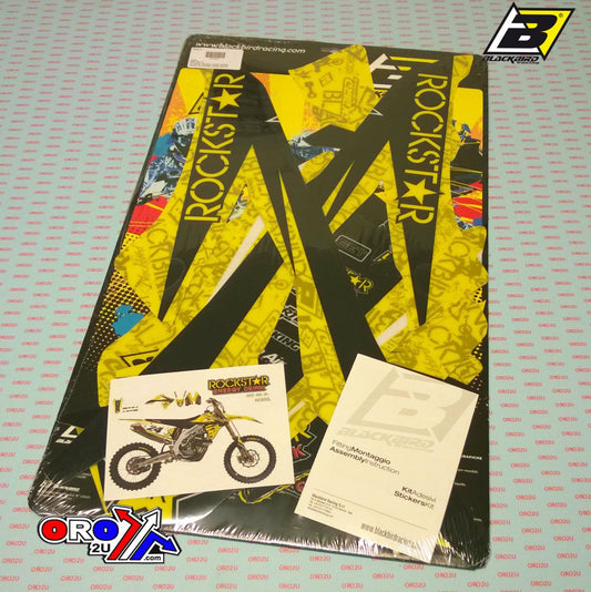 18-22 RMZ450 ROCKSTAR ENERGY, BLACKBIRD 2320L GRAPHIC STICKER KIT