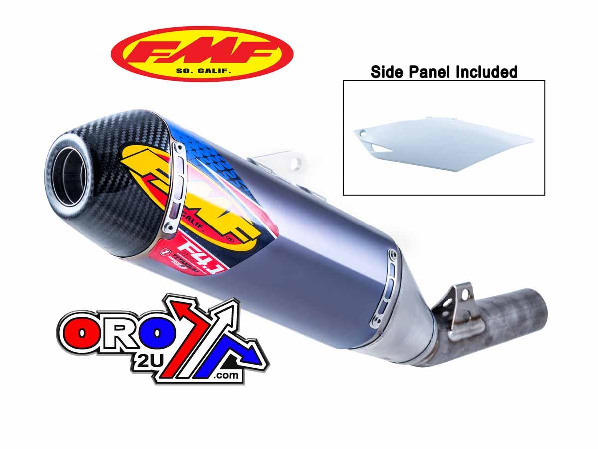 FMF SILENCER 14-17 CRF250R F4.1 TI ANO CARB CAP LEFT SIDE PANEL 041526