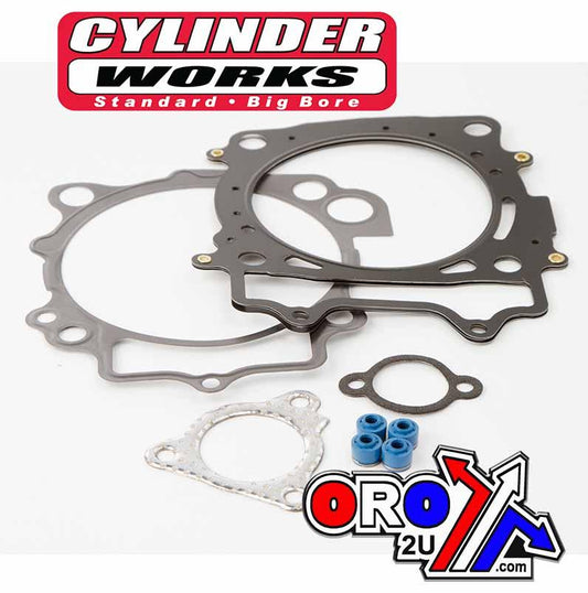 GASKET TOP KIT YZF450 10-13 99mm, WORKS CYLINDER 21005-G01 BIG BORE