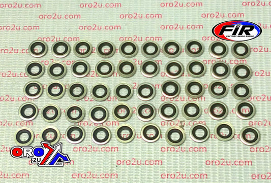 BONDED SEALING WASHER M6 PK50, M6x10x1mm / SELF CENTERING