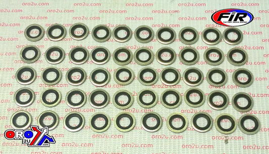 BONDED SEALING WASHER M10 PK50, M10x16x1.5mm / SELF CENTERING