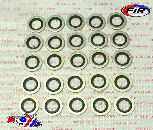 BONDED SEALING WASHER M14 PK25, M14x22x1.5mm / SELF CENTERING