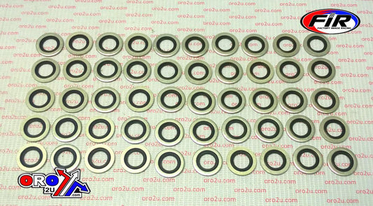 BONDED SEALING WASHER M14 PK50, M14x22x1.5mm / SELF CENTERING