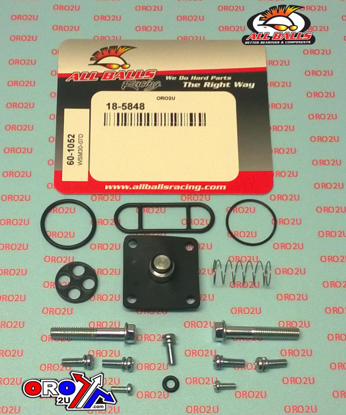 FUEL TAP REPAIR KIT ALLBALLS, ALLBALLS 60-1052 SUZUKI LT-Z 250 07-09