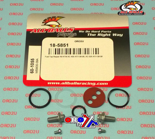FUEL TAP REPAIR KIT ALLBALLS, ALLBALLS 60-1055 KTM XC450/525 08-09