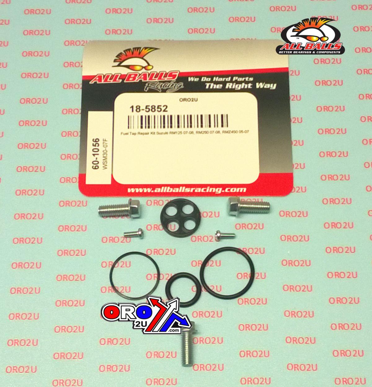 FUEL TAP REPAIR KIT ALLBALLS, ALLBALLS 60-1056 SUZUKI RM 125-450 05-08