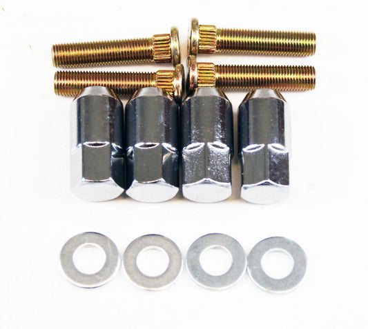 WHEEL NUTS & WASHERS PACK-4, ALLBALLS 85-1240, Yamaha YFM350 Raptor 07-13, YFM350 Warrior 87-88, YFM700R Raptor 06-20, YFZ350 Banshee 87-89, YFZ450