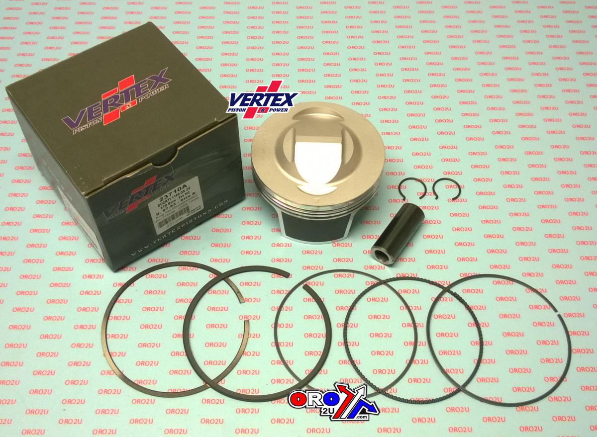 PISTON KIT VERTEX 98.0 A HC DUCATI 1100 DS 2V, VERTEX 23710A