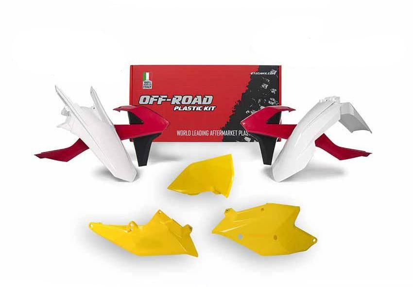 KTM EXC-F / EXC Plastic Kit / Body Set – Red Yellow and White – 2017–2019