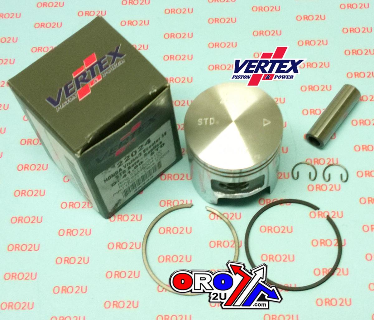 PISTON KIT HONDA VISION 50cc 41.75mm, VERTEX 22024075 PEUGEOT