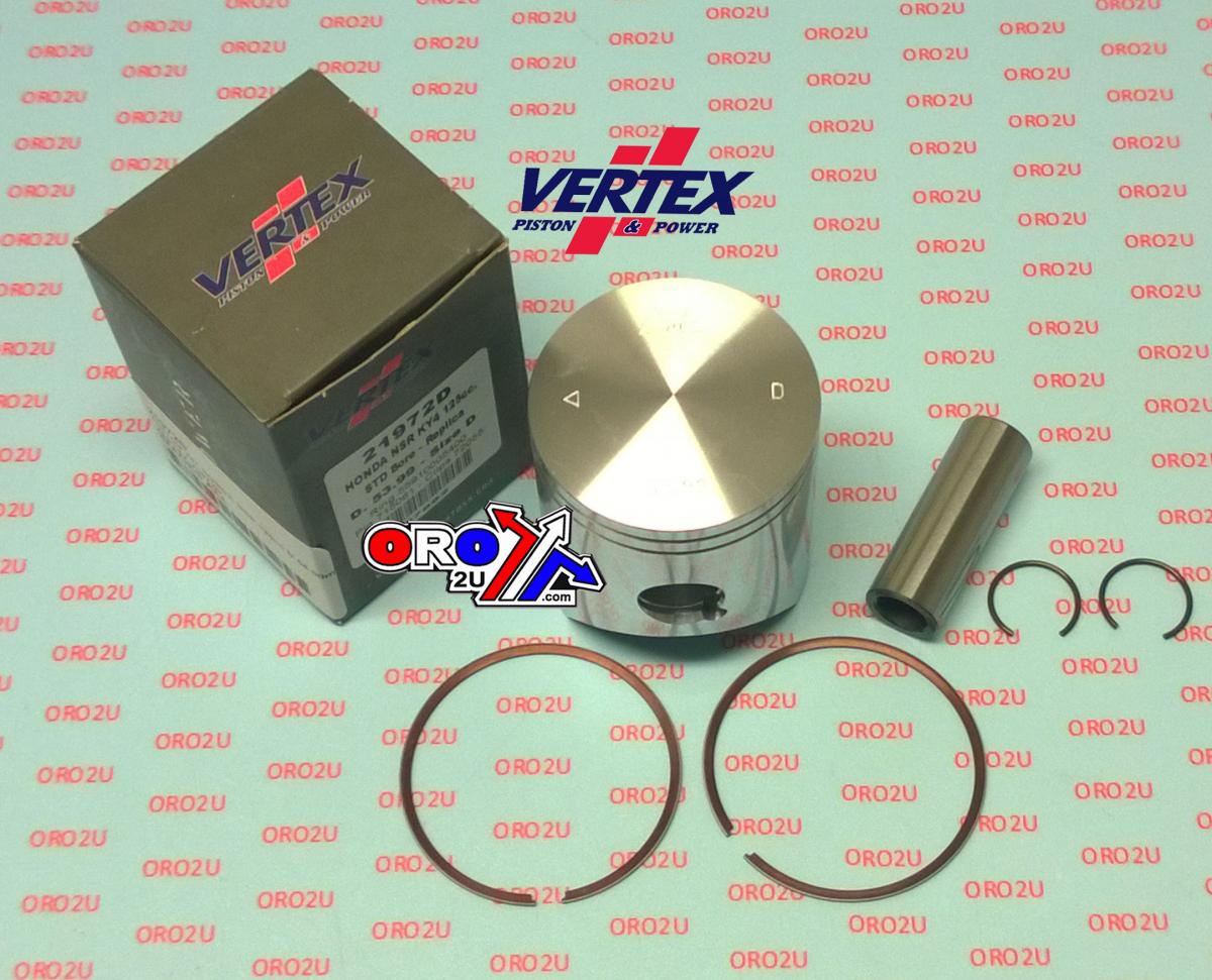 PISTON KIT A 54.00 HONDA NSR125 KY4, VERTEX 21972A
