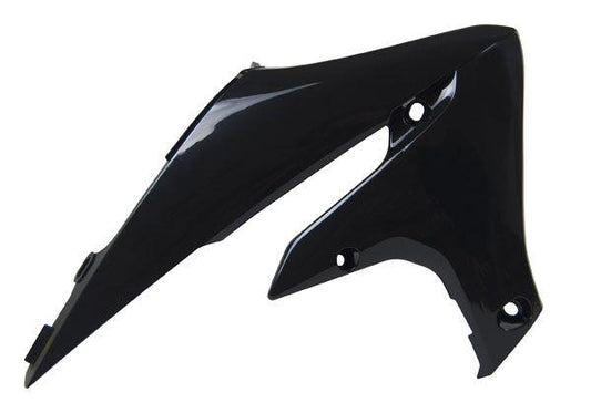 RADIATOR SCOOPS YZ450F 18-22 BLACK, RTECH R-CVYZFNR0018