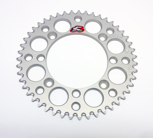 REAR SPROCKET ALLOY RENTHAL, ULTRALITE 121U-420-47GBSI SILVER, SUZUKI, YAMAHA