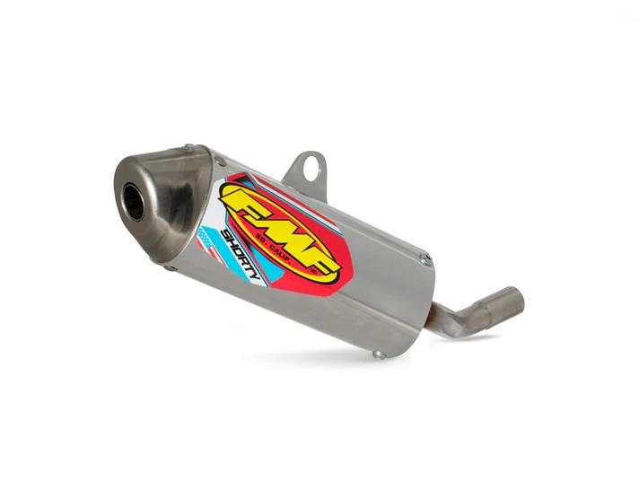 01-02 RM250 PC2 SHORTY MUFFLER, FMF 020404 POWERCORE SILENCER