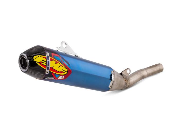 YZF 250 19-21 4.1 TIT ANO CARBON CAP, FMFMUFFLER, YAMAHA 2019, 044455, TITANIUM ANODISED