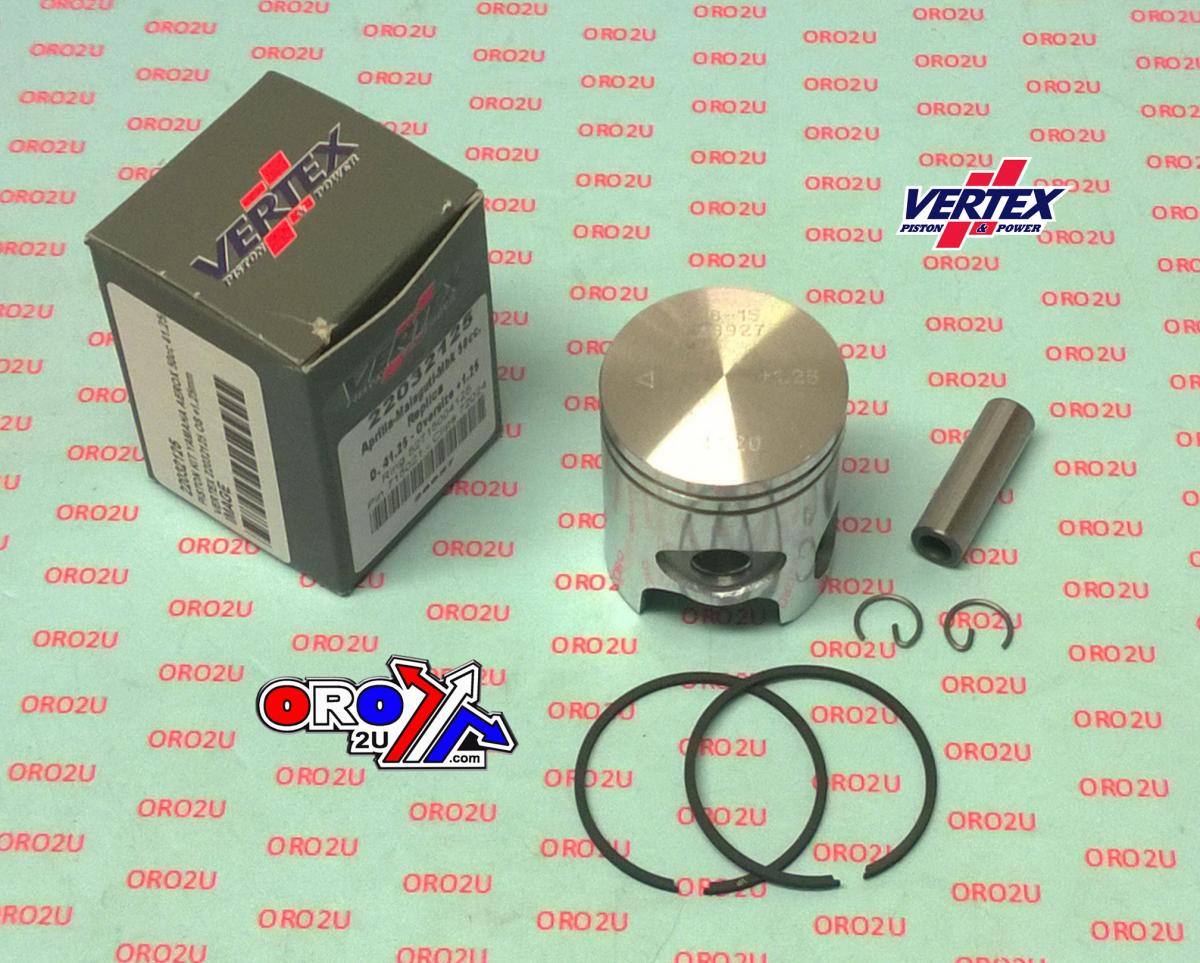 PISTON KIT YAMAHA AEROX 50cc 40.25mm, VERTEX 22032025 OS +0.25mm SCOOTER
