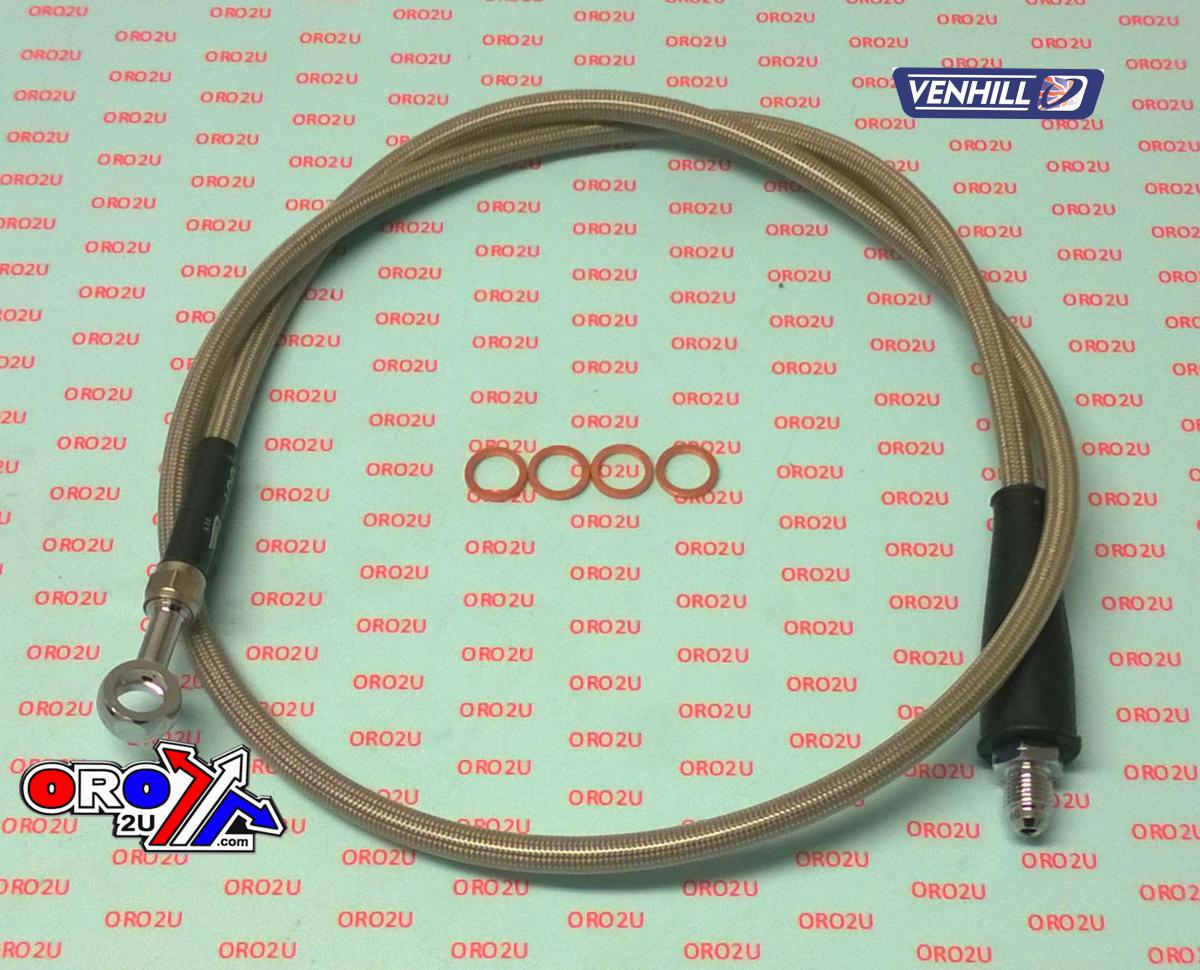 HOSE CLUTCH SILVER / BLK, VENHILL T04-3-003/P, TM