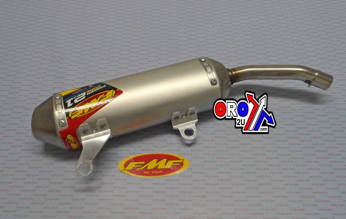 02-21 YZ250 POWERCORE 2.1 PIPE, FMF 024062 EXHAUST SILENCER