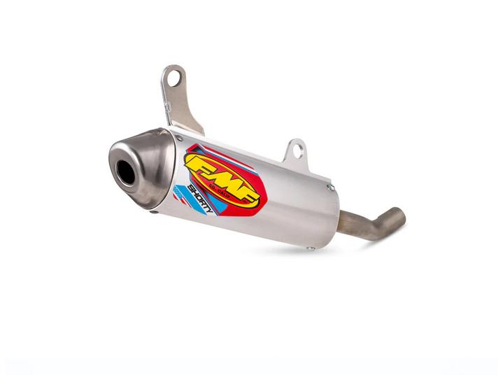 02-21 YZ250 PC2 SHORTY PIPE, FMF 024015 POWERCORE SILENCER