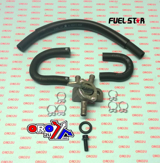 FUEL VALVE KIT CRF250X 04-07, Fuel Star FS101-0112 HONDA DIRT, TAPE / PETCOCK / CLIPS / PIPES / BOLTS