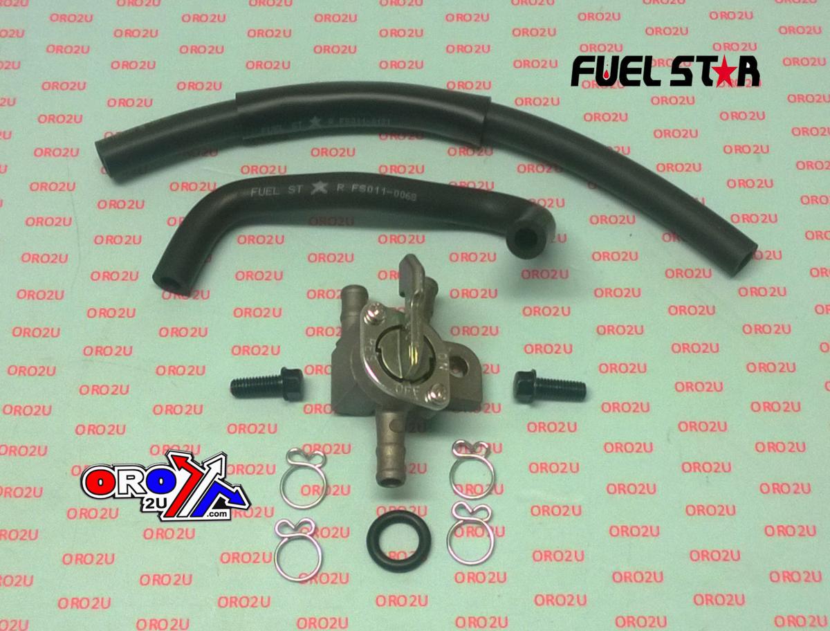 FUEL VALVE KIT CRF450X 05-07, Fuel Star FS101-0113 HONDA DIRT, TAPE / PETCOCK / CLIPS / PIPES / BOLTS