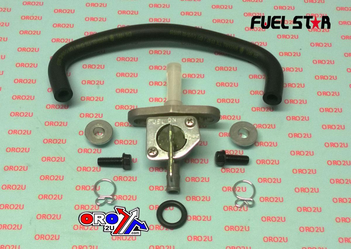 FUEL VALVE KIT CR125R CR250R, Fuel Star FS101-0119 HONDA DIRT, TAPE / PETCOCK / CLIPS / PIPES / BOLTS