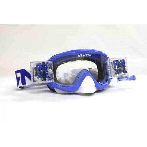 RNR HYBRID NOBO BLUE XL ROLL & TEAR OFF, NOBO BLUE GOGGLE, 36MM ROLL OFF, GH441XL, ROLL & TEAR OFF