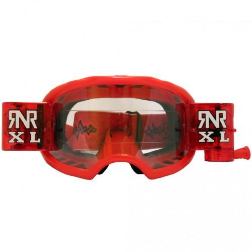 RNR COLOSSUS RED XL ROLL & TEAR OFF, RED GOGGLE, 36MM ROLL OFF, GX45XL, ROLL & TEAR OFF