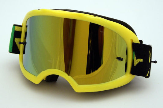RNR COLOSSUS YELLOW MIRRORED LENS, YELLOW GOGGLE, GX48M, MIRRORED LENS