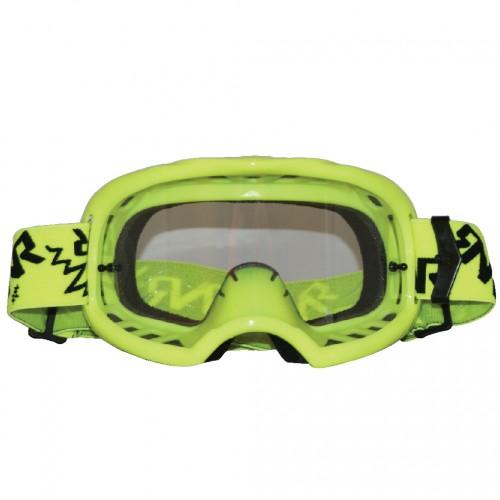 RNR COLOSSUS NEON YELLOW TEAR OFF, NEON YELLOW GOGGLE, GX68TO, TEAR OFF
