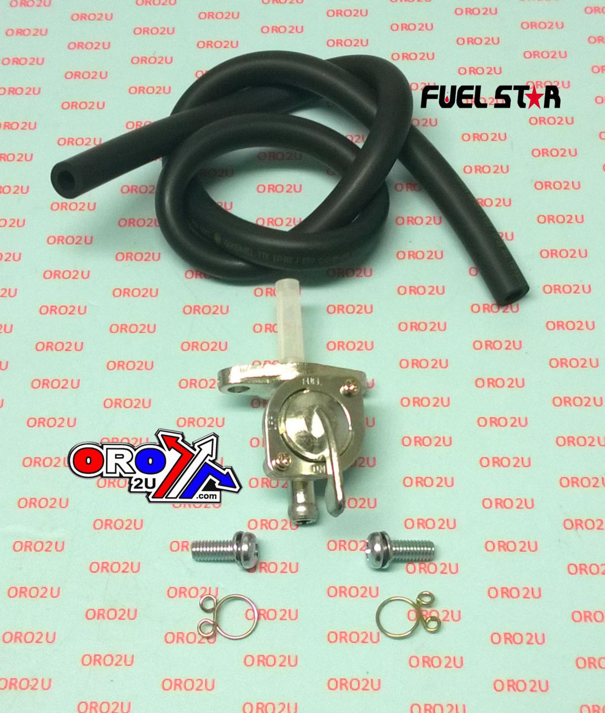 FUEL VALVE KIT RM125 RM250, Fuel Star FS101-0148 SUZUKI DIRT, TAPE / PETCOCK / CLIPS / PIPES / BOLTS