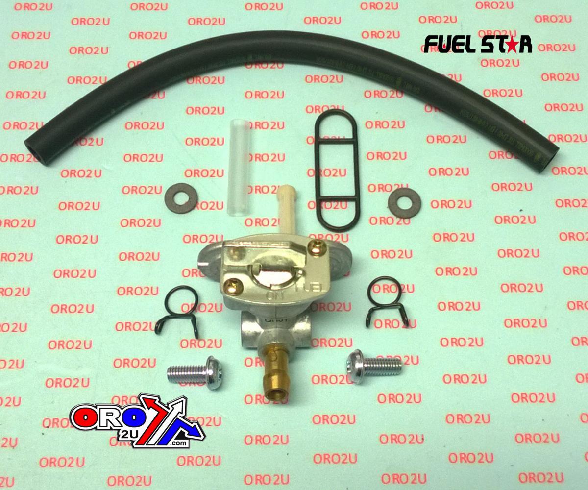 FUEL VALVE KIT YZ125 YZ250 95-17, Fuel Star FS101-0151 YAMAHA DIRT, TAPE / PETCOCK / CLIPS / PIPES / BOLTS