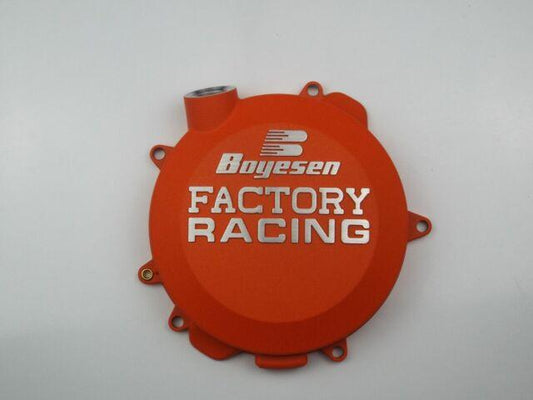 CLUTCH COVER 16-21 KTM 125 SX, BOYESEN CC-41AO, ORANGE