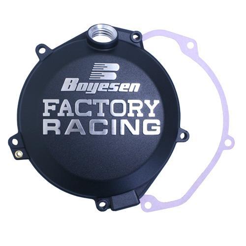 CLUTCH COVER 16-21 KTM 250 SX-F, BOYESEN CC-44CB, BLACK