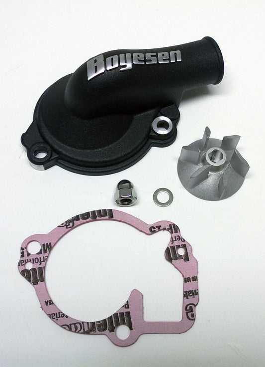 WATER PUMP COVER 16-18 SX125 KTM, SUPERCOOLER BOYESEN WPK-41B