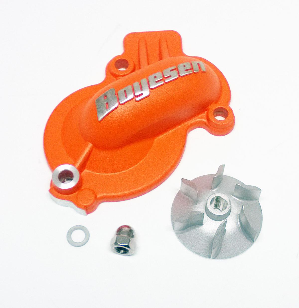 WATER PUMP COVER 16-24 SX-F 450, SUPERCOOLER BOYESEN WPK-45AO, ORANGE