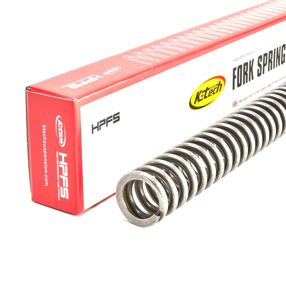 Front Fork Spring 7.6N - Single Spring, 435-660-76, HIGH PERFORMANCE FORK SPRING, K-TECH SUSPENSION