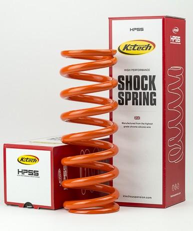 Shock Absorber Spring -90N (63x250) PDS Orange, 63-250-90, HIGH PERFORMANCE SHOCK SPRING, K-TECH SUSPENSION