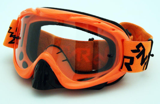 RNR HYBRID NEON ORANGE TEAR OFF, NEON ORANGE GOGGLE, GH66TO, TEAR OFF