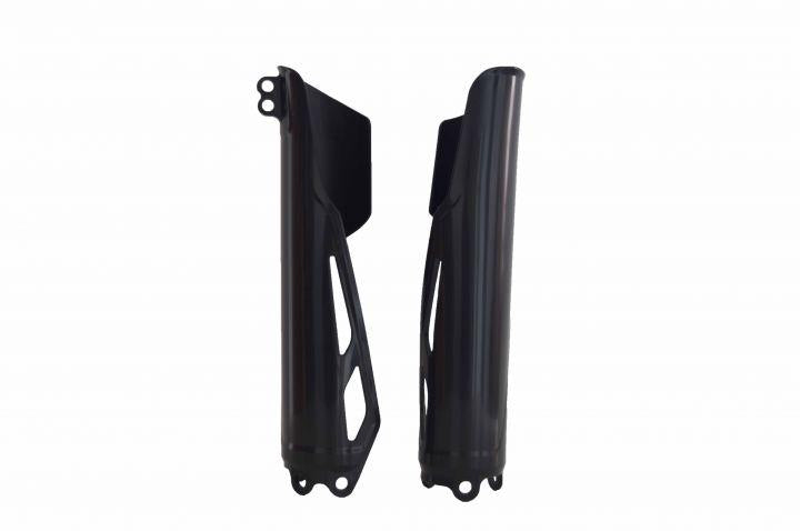 LOWER FORK GUARDS CRF-R/CRF-RX/CRF-X 19-24, BLACK, RTECH R-PSCRFNR0019