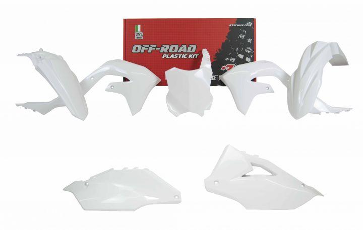 Kawasaki KXF KX-F 450 Plastic Kit / Body Set – White – 2019–2023