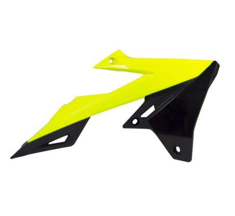 RADIATOR SCOOPS 18-24 RM-Z450, 2019-24 RM-Z250, RTECH OEM R-CVRMZGFNR18