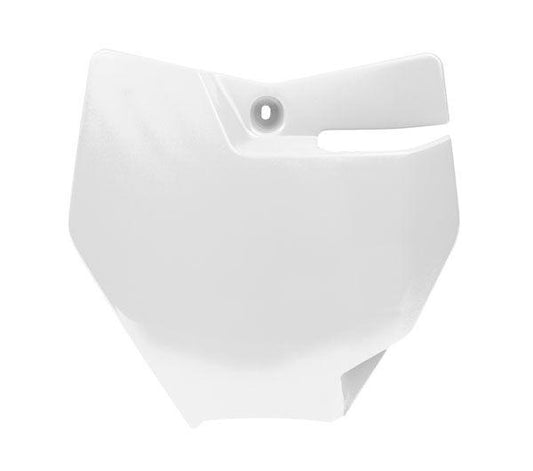 FRONT NUMBER PLATE 18-24 KTM85 SX, WHITE, RTECH R-TBKTMBN0185, GASGAS MC 85 2021-2024