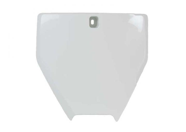 FRONT PLATE 17-23 HUSKY TC65, WHITE, RTECH R-TBHSQBN0065