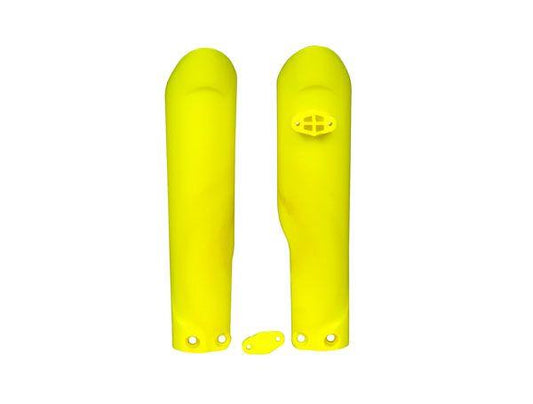 LOWER FORK GUARDS 18-24 KTM85 SX, TC85 18-21, LEMON YELLOW, RTECH R-PSKTMGQ0185