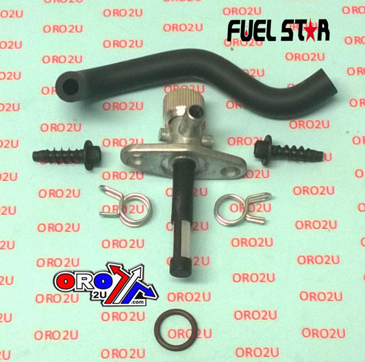 FUEL VALVE KIT KTM 65 09-15, Fuel Star FS101-0160 DIRT, TAPE / PETCOCK / CLIPS / PIPES / BOLTS